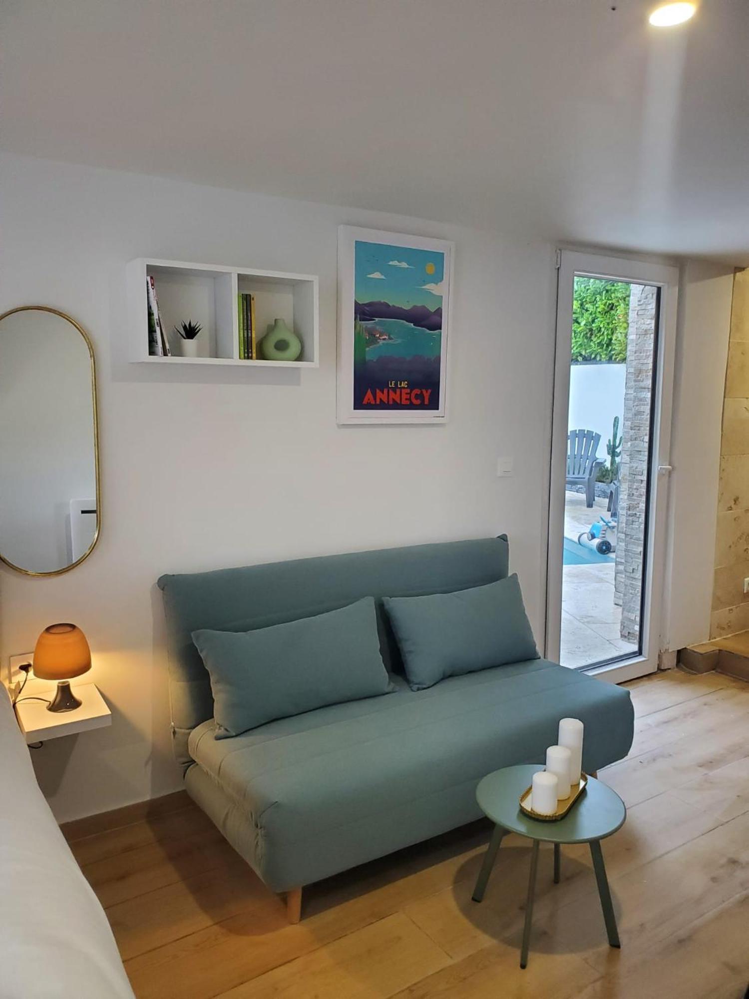 Annecy Poisy Studio A 9 Minutes Du Lac Annecy Avec Piscine Privee Екстер'єр фото